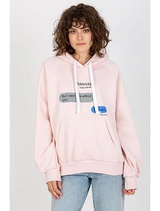 Mikina oversize model 231337 Ex Moda