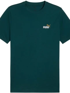 Pánské tričko Puma Ess 2 Color Small No. 1 Logo Tee sea green 684717 75 pánské