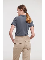 Russell Athletic 566F Dámské elastické piqué polo 10.566F sky Russell Athletic 566F Dámské elastické piqué polo 10.566F sky