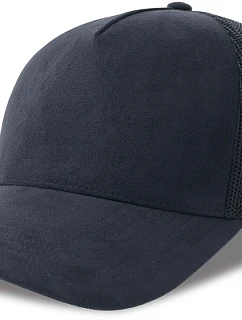 Atlantis Headwear Rapper Suede-S 5 panelová Trucker kšiltovka 33.0261 navy