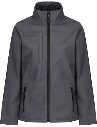 Regatta TRA 689 Dámská 3-vrstvá softshell bunda "Octagon II" 36.A689 seal grey/black