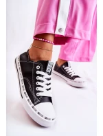 Dámské Tenisky Big Star perforované černé FF274024 Dámské Tenisky Big Star perforované černé FF274024