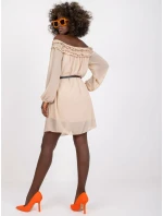 Dámské šaty-DHJ-SK-6831.36-béžové