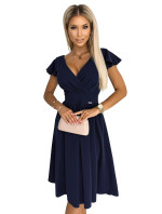 Dámské šaty 425-3 MATILDE Tmavě modrá - NUMOCO