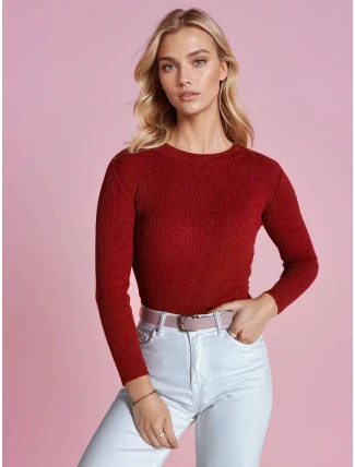 AURINA dámský svetr červený FashionStreet MY1389