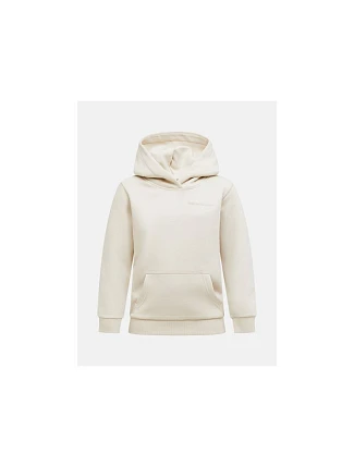 Dětská mikina PEAK PERFORMANCE Jr Original Small Logo Hood, barva béžová Dětská mikina PEAK PERFORMANCE Jr Original Small Logo Hood, barva béžová