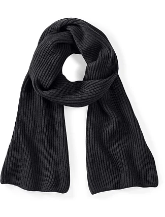 Beechfield B 469 Pletená šála "Metro" 53.0469 black