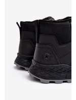 Dětské zateplené trekové boty černé Big Star MM374203