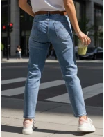 Dámské džínové kalhoty s páskem FashionStreet UY2885 Dámské džínové kalhoty s páskem FashionStreet UY2885