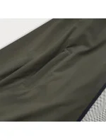 Letní dámská bunda v olivové barvě s podšívkou (HH036-7)