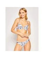 Dámské dvoudílné plavky 262438 0P310 63210 bílomodrá - Emporio Armani Dámské dvoudílné plavky 262438 0P310 63210 bílomodrá - Emporio Armani