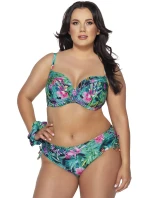 Dámské plavkové kalhotky SF-205/2 Paradise Zelená mix - Ava Dámské plavkové kalhotky SF-205/2 Paradise Zelená mix - Ava