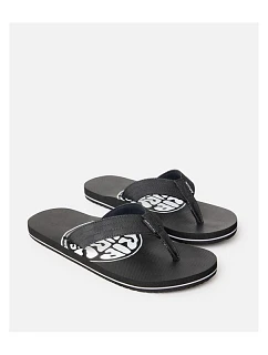 Plážové žabky RIP CURL Ripper Bloom Open Toe, černé