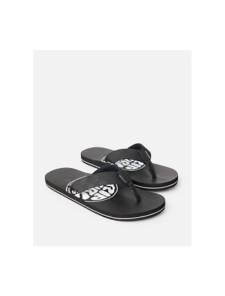 Plážové žabky RIP CURL Ripper Bloom Open Toe, černé