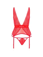 Korzet Passion Mirajane barva:červená Korzet Passion Mirajane barva:červená