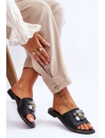 Dámské sandály s kamínky S.Barski KV-2775-31 Černá