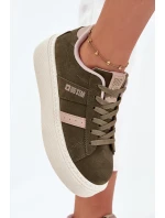 Dámské Tenisky Na Platformě Big Star SS274349 Zelené