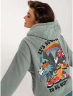 Mikina D20005M02679A pistácie Mikina D20005M02679A pistácie