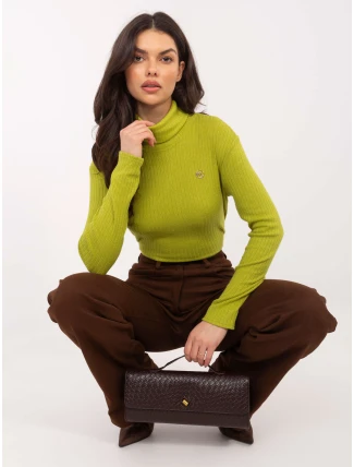 Svetr LK SW 510184.01P limetkově zelený
