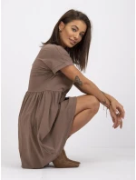 Šaty RV SK 5672.03P hnědé Šaty RV SK 5672.03P hnědé