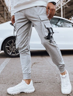 Pánské bojové kalhoty šedé FashionStreet UX4215