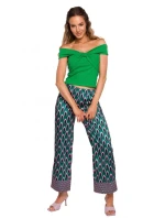 M680 Top bez rukávů s uzlovým výstřihem - černý M680 Top bez rukávů s uzlovým výstřihem - černý