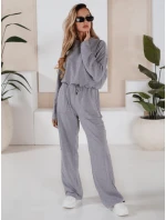Dámská tepláková souprava CHARM světle šedá FashionStreet AY0958