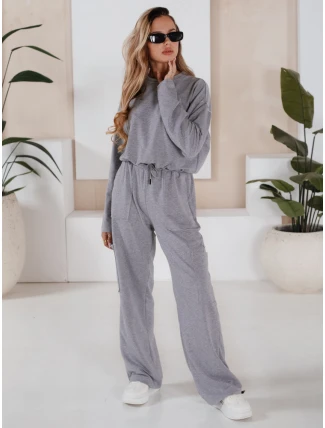 Dámská tepláková souprava CHARM světle šedá FashionStreet AY0958