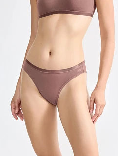 Dámské kalhotky GO Daily Cotton Mini - Cacao - hnědé 1141 - SLOGGI