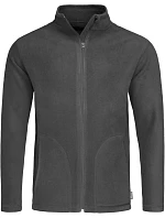 Stedman Fleece Jacket Men Pánská fleecová bunda 05.5030 grey steel