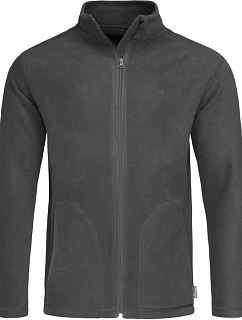 Stedman Fleece Jacket Men Pánská fleecová bunda 05.5030 grey steel