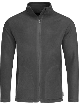Stedman Fleece Jacket Men Pánská fleecová bunda 05.5030 grey steel