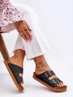 Klasické dámské pantofle Big Star LL274477 Černé