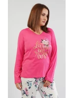 Dámské pyžamo dlouhé Rose Dámské pyžamo dlouhé Rose