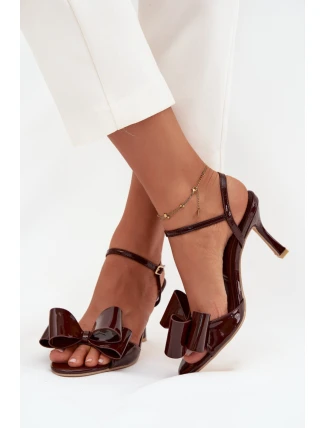 Sandály na podpatku model 222271 Step in style Sandály na podpatku model 222271 Step in style