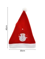SANTA HAT CLASSIC 30X40CM SNĚHULÁK