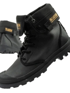 Palladium dámské sportovní boty Baggy Coated kotníkové tenisky módní černé dámské