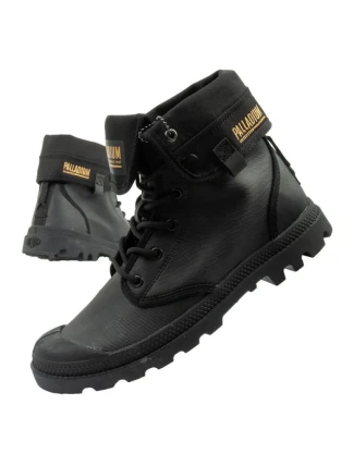 Palladium dámské sportovní boty Baggy Coated kotníkové tenisky módní černé dámské