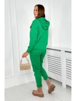 Svetr set Mikina + Kalhoty zelený Svetr set Mikina + Kalhoty zelený