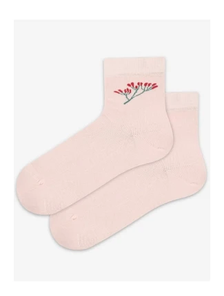 TENKÉ PONOŽKY BARVA 2-6 LET DÍVKY ROSE 21-23