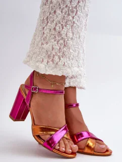 Sandály na podpatku model 198680 Step in style