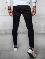 Pánské černé džínové kalhoty FashionStreet UX4089