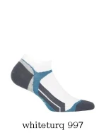 Pánské kotníkové ponožky Wola Sportive W91.1N3 Ag+ vzor