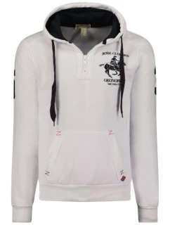 Geographical Norway Folton EO 100 M WW4783H/GNO-Bílá mikina