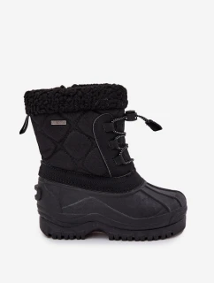 Zateplené dětské sněhule na zip Big Star OO374073 Černé