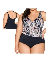 Dámské jednodílné plavky 61 black plus - AVA Dámské jednodílné plavky 61 black plus - AVA