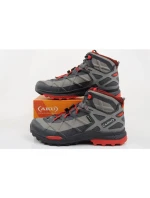 Aku pánská turistická kotníková obuv Rocket Gore-tex šedá červená