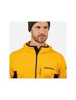 Pánská mikina ROSSIGNOL BLACKSIDE MIX FZH FLEECE, žlutá
