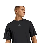 Pánské tričko adidas D4T PrimeLift 3 Stripes, černé, KE9937