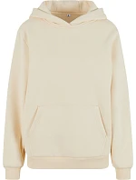 Build your Brand BY 289 Dámská oversize mikina s kapucí "Fluffy" 56.0289 white sand